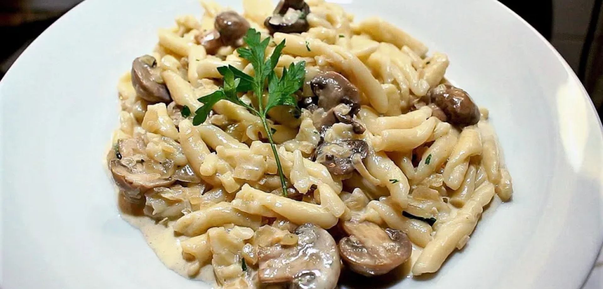 Fideos con Champiñones